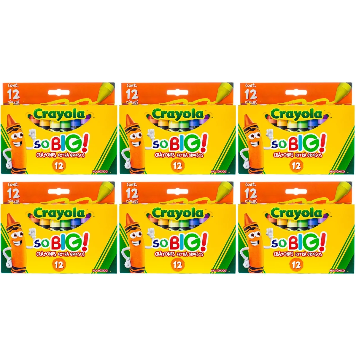Crayola Crayola Extra Jumbo Crayons 6-Pack illustration — product photo