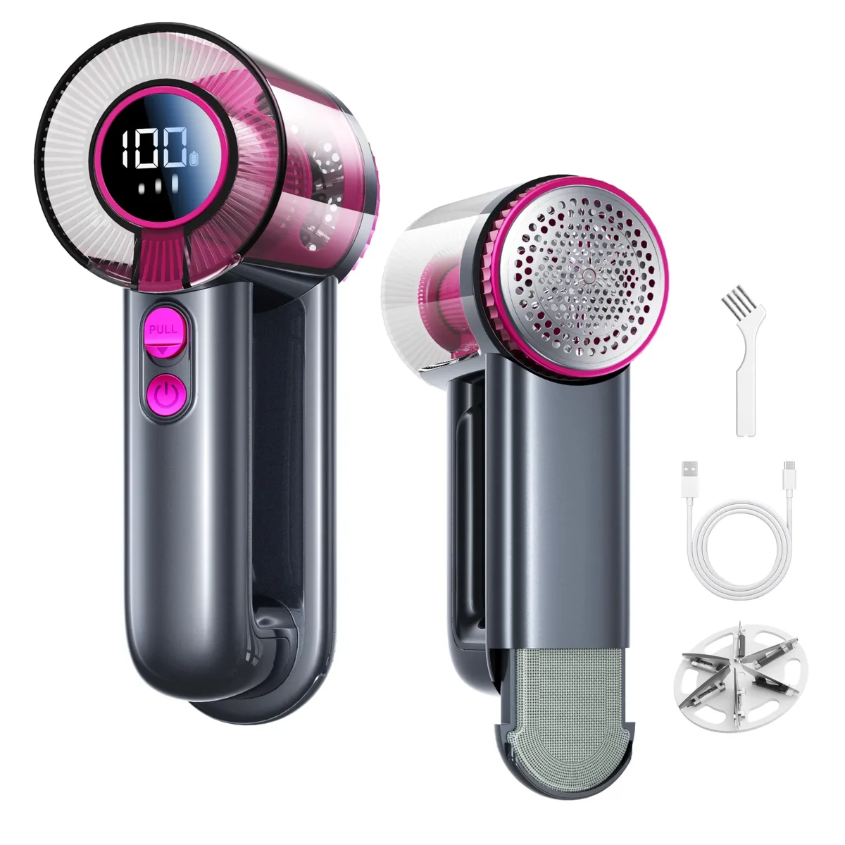  Daewoo CY609 Fabric Shaver 3-Speed Rechargeable Dryer Accessory — product photo