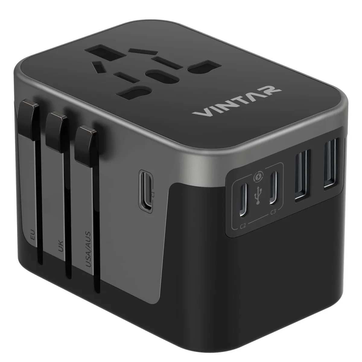 Avantalk Avantalk Universal Travel Adapter 3 USB-C 2 USB 2500W 2 in 1 accessory — product photo