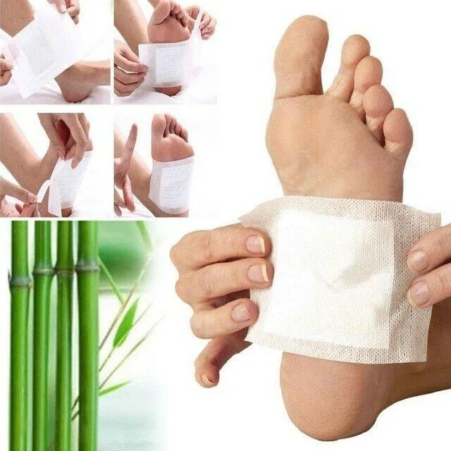 US Jaclean US Jaclean GOLDSUPERDETOX32 Bamboo Vinegar Foot Detox Patches 32 Pack beauty - body — product photo
