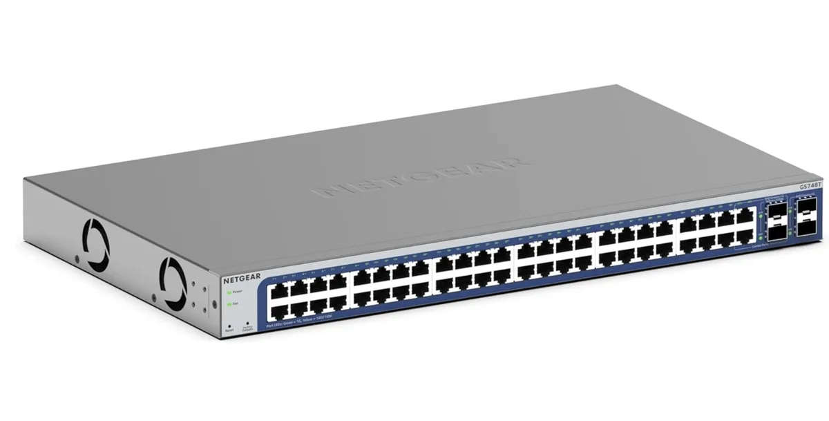 Netgear Inc. Netgear Inc. GS748T-600NAS 48-Port Gigabit Smart Switch — product photo