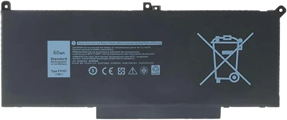 Damaite Damaite 60Wh 7.6V Li-Ion Battery for Dell Latitude 7280 7290 7380 7390 7480 7490 — product photo
