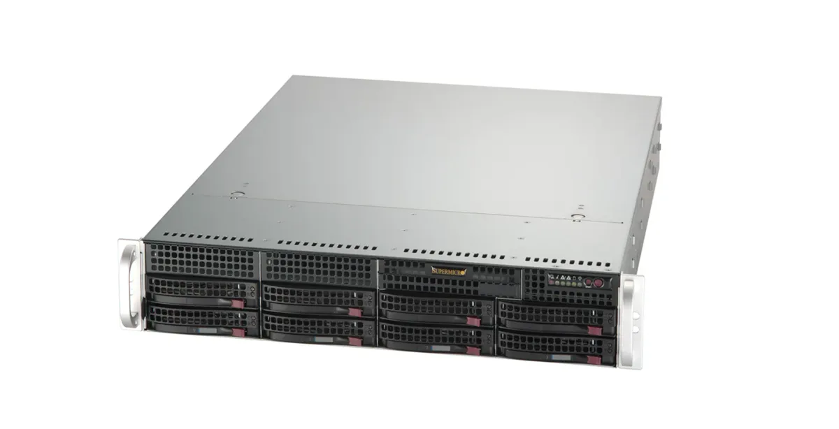 Supermicro Supermicro AS-2015A-TR 2U barebone server 8×3.5" 800W — product photo