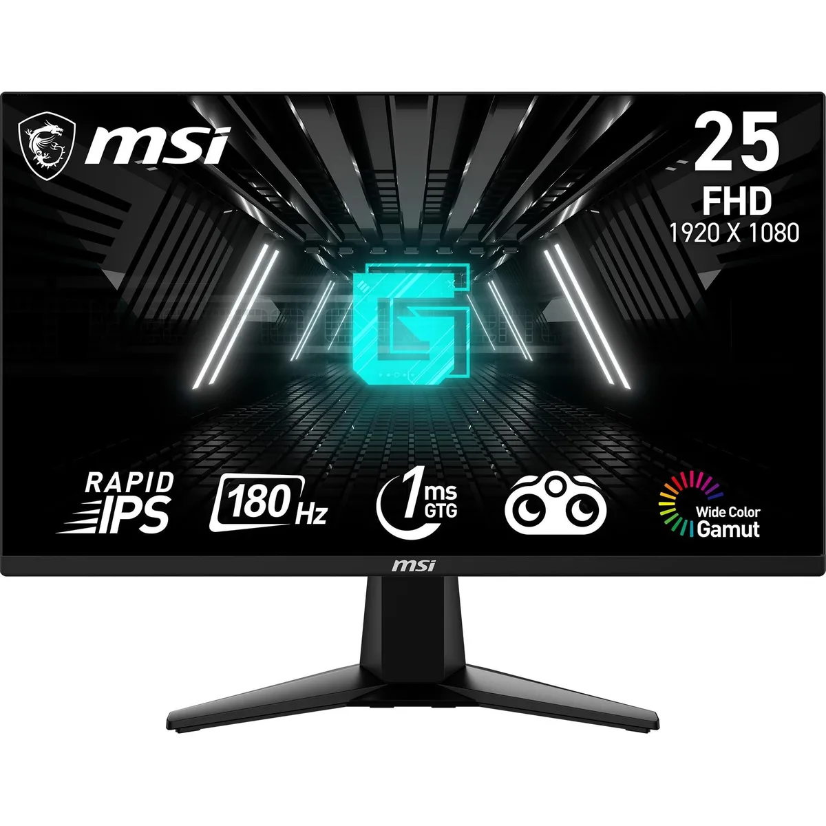 MSI MSI G255F 25-inch 1920 x 1080 180Hz Gaming Monitor 2 in 1 accessory — product photo
