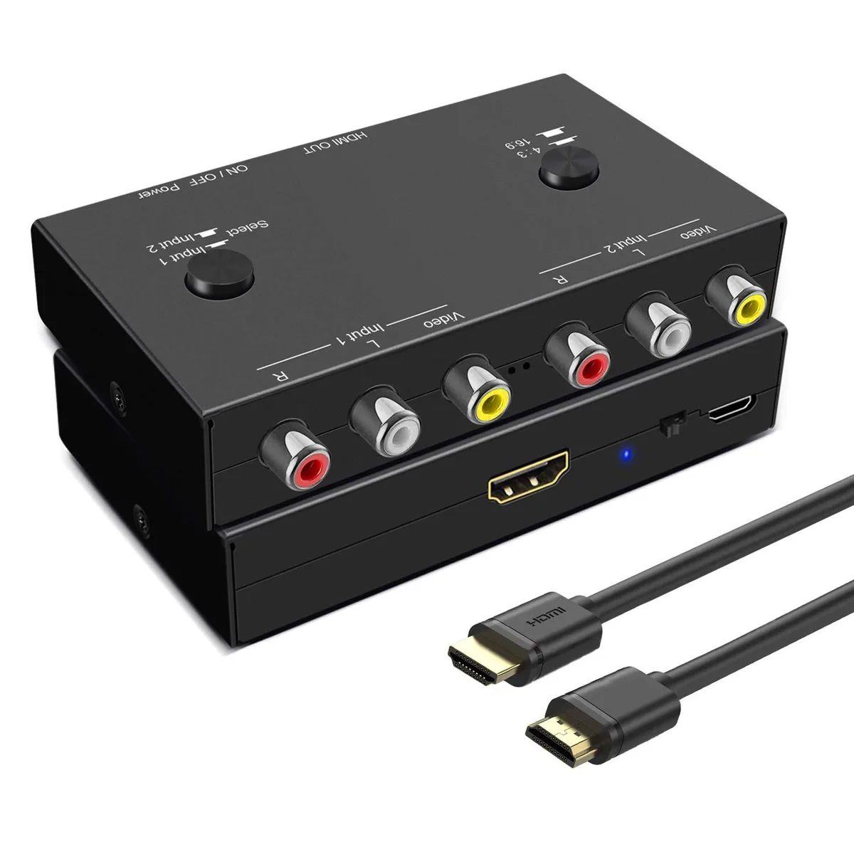  AVer AD-025 2 RCA to HDMI Media Converter 1080p 60Hz — product photo