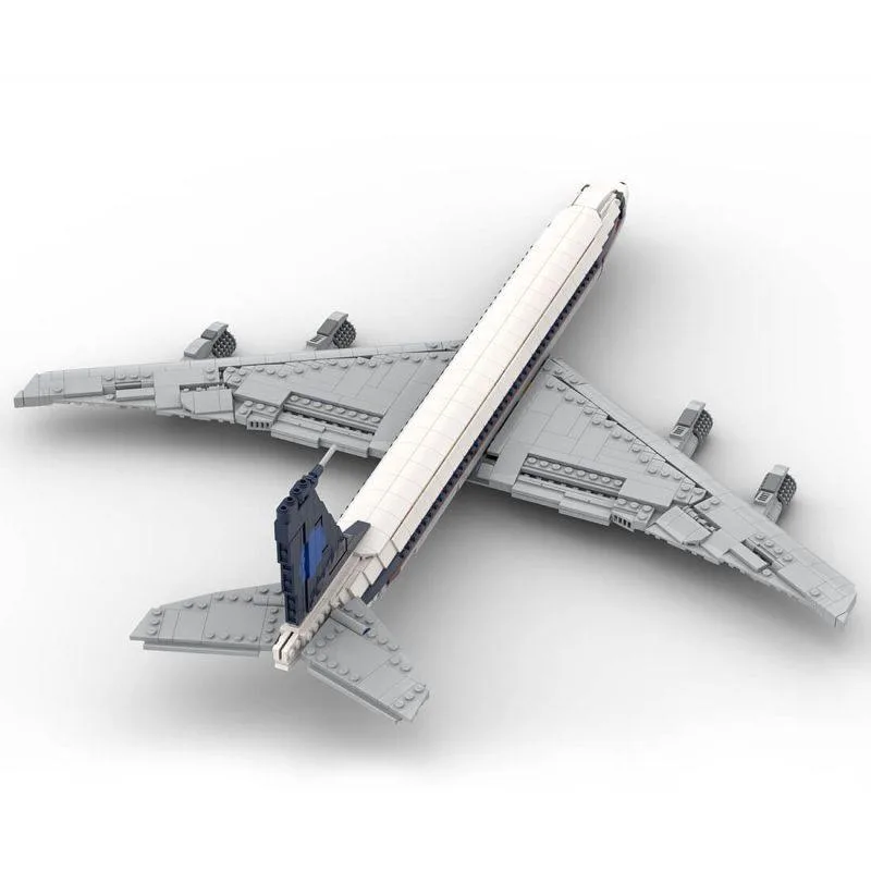 ZITIANYOUBUILD ZITIANYOUBUILD MOC-107665 1/80 Scale 707-Saha Airlines Jetliner 1559PCS — product photo