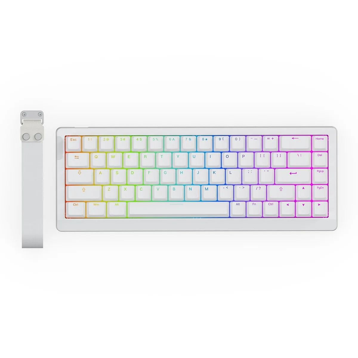 Epomaker Epomaker HE68 Lite Hall Effect Wired Gaming Keyboard 65% 68-Key 8000Hz 128K Scan White — product photo