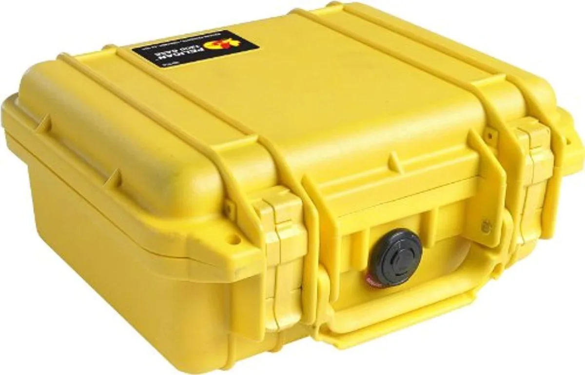 Pelican Products, Inc. Pelican 1200 Watertight Camera Case Yellow — product photo