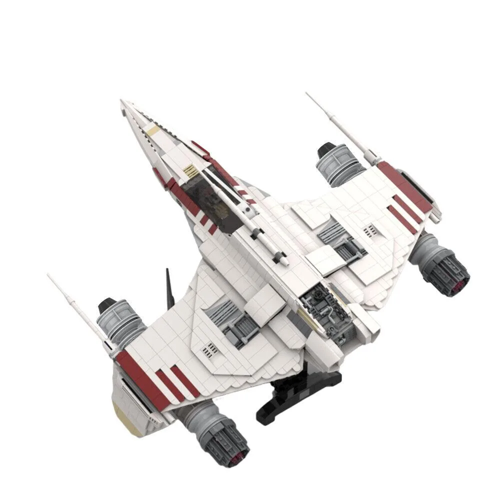 ZITIANYOUBUILD ZITIANYOUBUILD Fighter Model Two A-9X Fusion Turbines 1528 Pieces Building Set — product photo