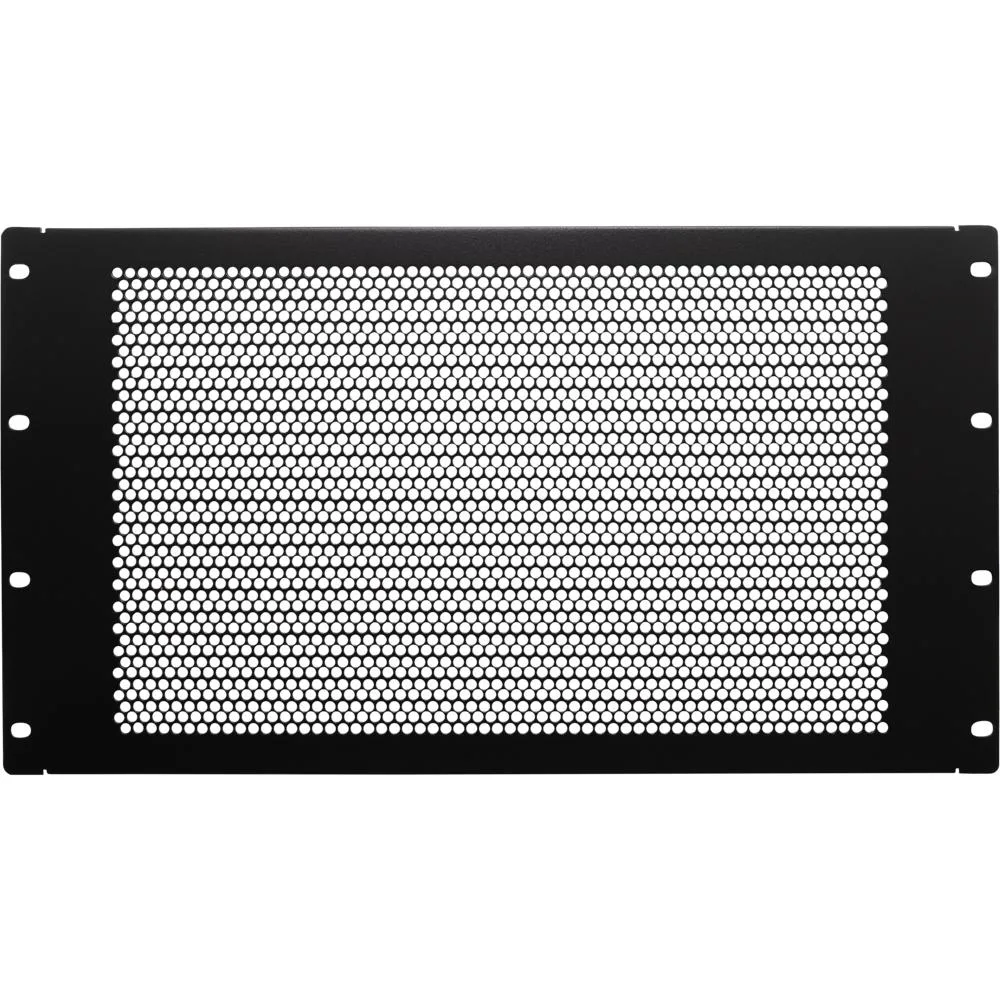 NavePoint NavePoint 6U Blank Rack Mount Panel Spacer With Venting 19-Inch Black — product photo
