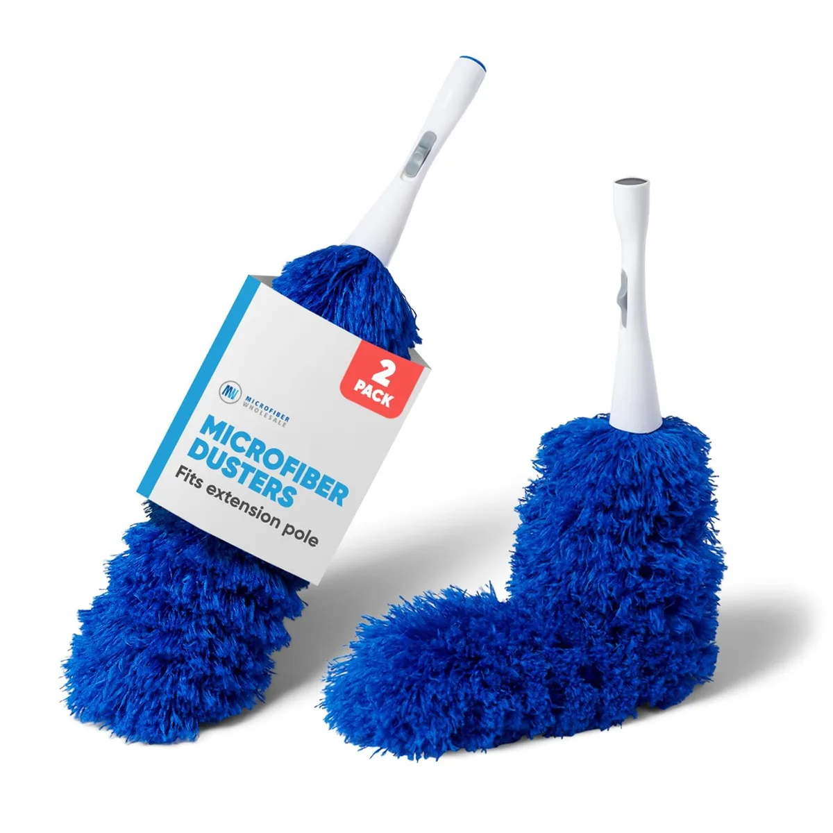 Microfiber Wholesale Fluffy Duster 2 Pack — product photo
