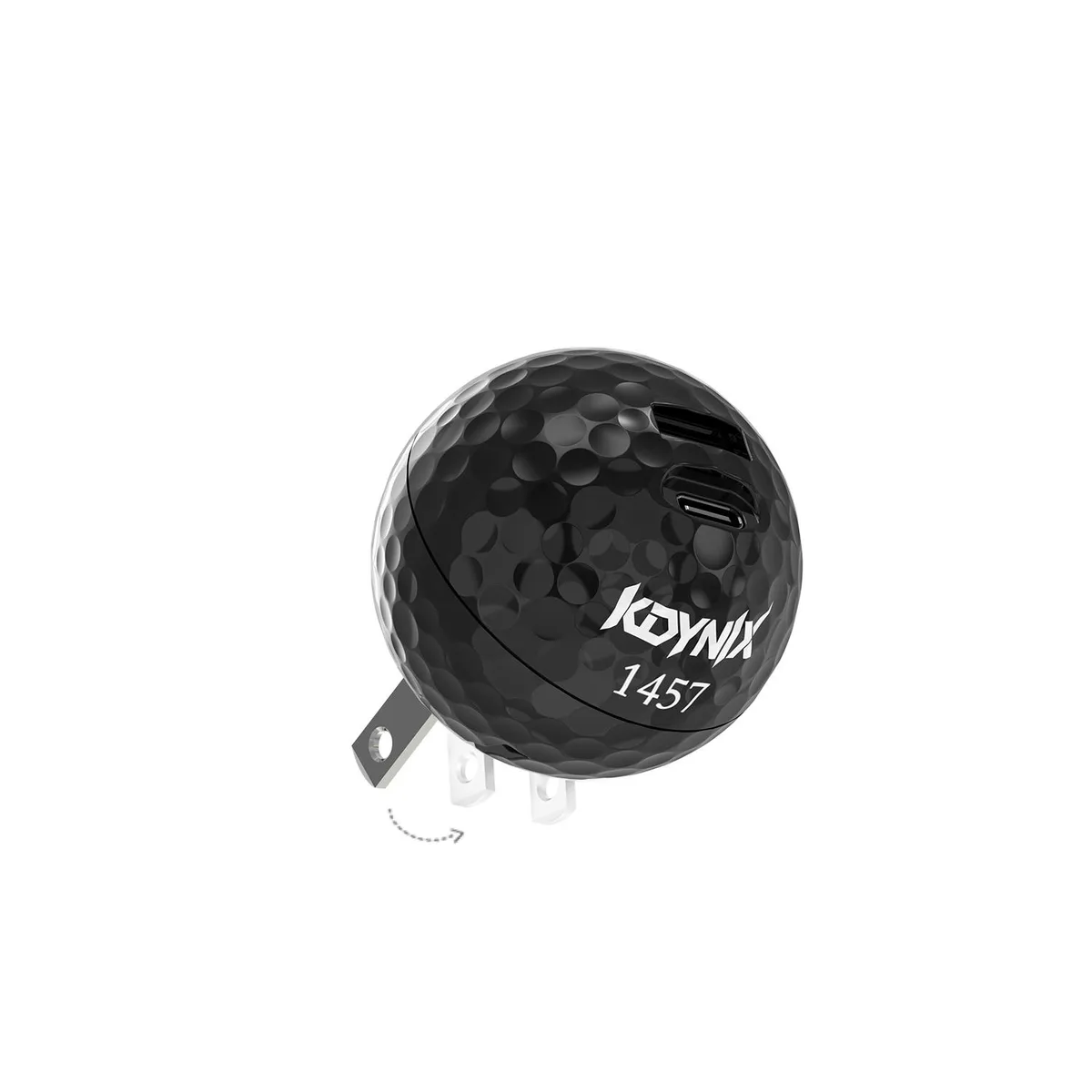 KDYNIX KDYNIX KD25G2 Golf Ball Charger 20W Dual Port Orange White — product photo