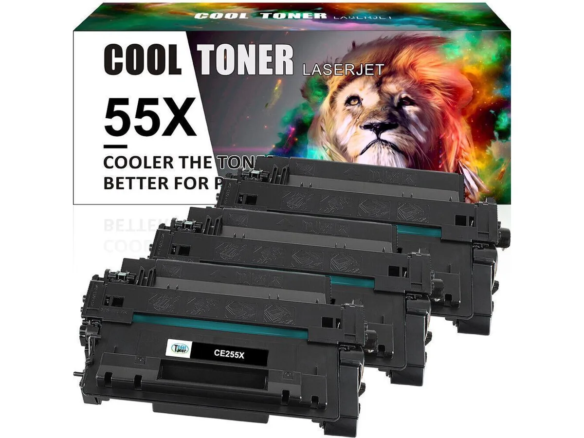 V4ink V4ink CE255X High Yield Black Toner Cartridge 3-Pack — product photo