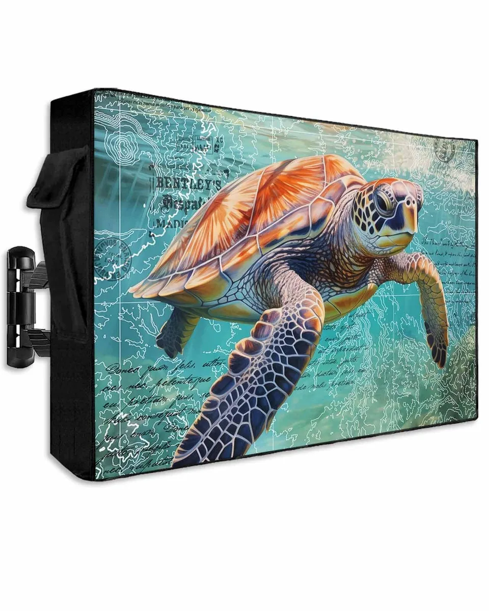 Bipra Bipra 2 in 1 accessory Ocean Sea Turtle Nautical Map 50 Inch — product photo
