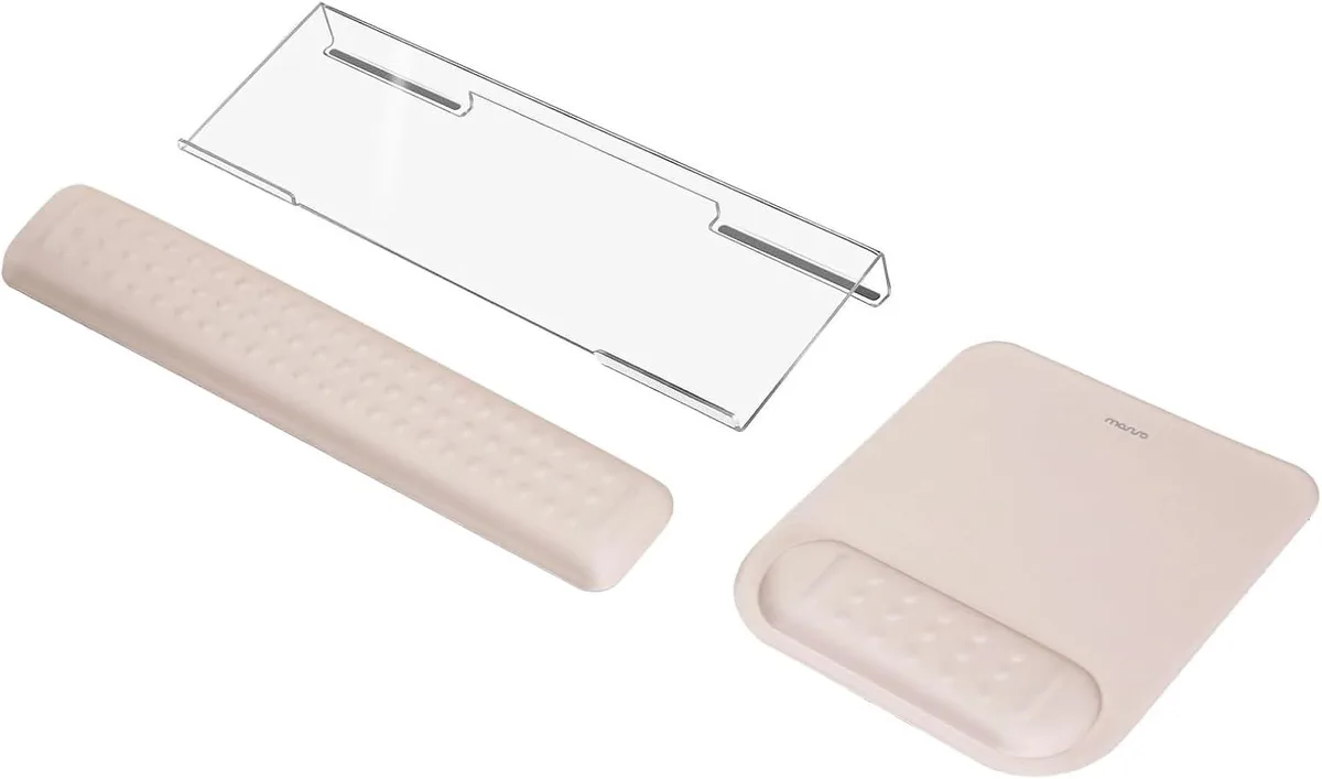 Emerson Emerson Keyboard Stand &amp; Wrist Rest Set Apricot — product photo