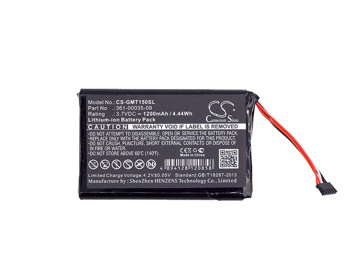  Cameron Sino Battery for Garmin T 5 mini, TT 15 mini 1200mAh 3.7V — product photo