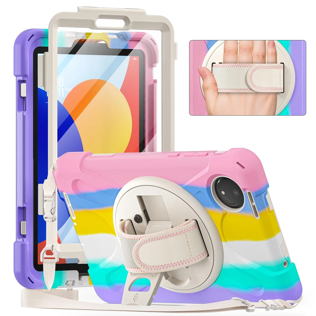 BONAEVER BONAEVER Case for Xiaomi Redmi Pad SE 8.7 inch 2024 Pink — product photo