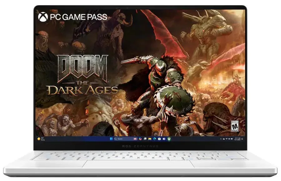 ASUS ASUS ROG Zephyrus G14 14" 3K OLED 120Hz Gaming Laptop Platinum White — product photo