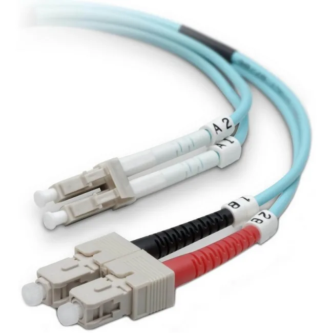 Belkin Belkin F2F402L7-02M-G fibre optic cable 6.56 ft LC/SC 50/125 10GB Aqua — product photo