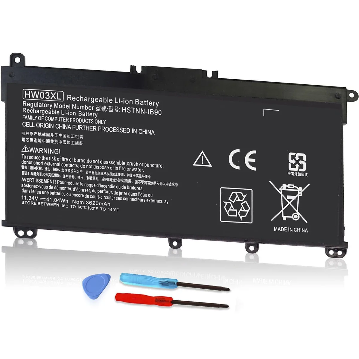 No Sew No Sew HW03XL L97300-005 41.04Wh laptop battery — product photo