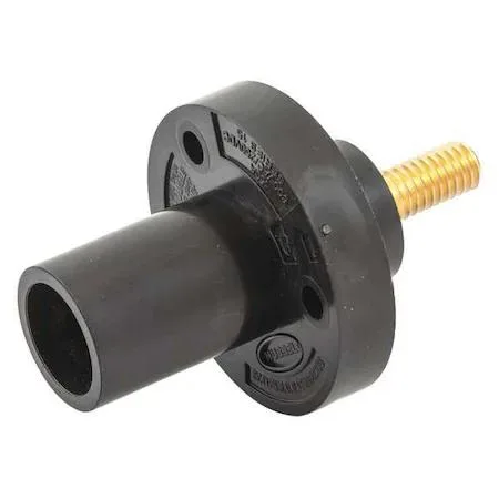 Hubbell Incorporated Hubbell Incorporated HBL15MRSBK Single Pin Male Receptacle — product photo