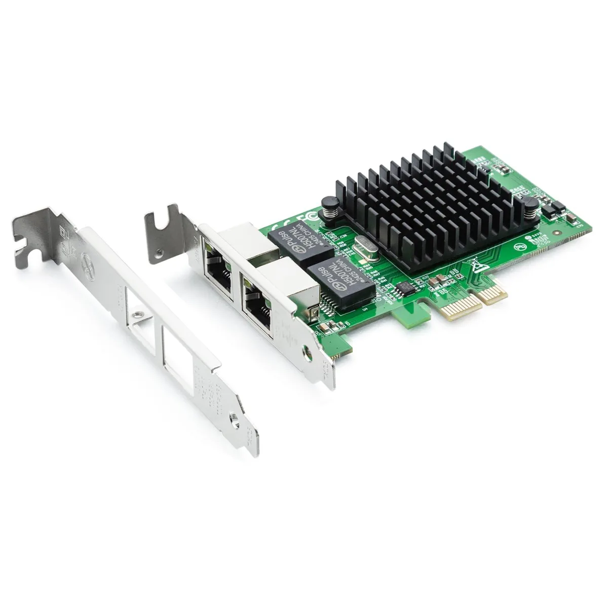 Vszerda Vszerda 82576-2T-X1-US Gigabit Dual Port PCIe 2.1 x1 Network Card — product photo