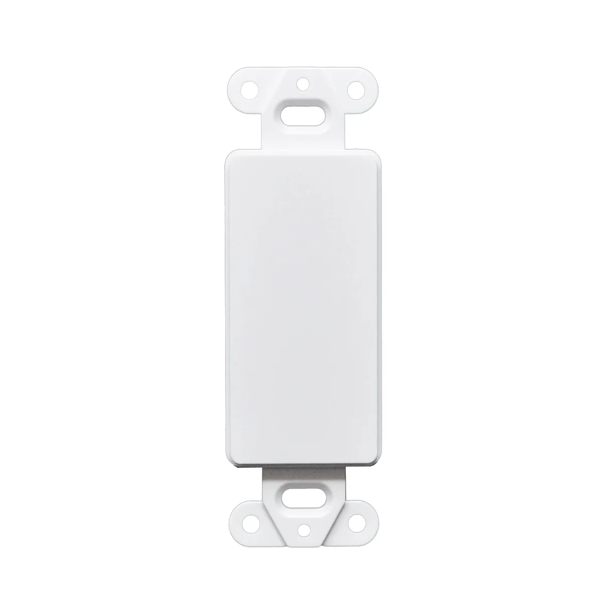 Logico Logico 1-Gang Decorator Blank Wall Plate Insert White 50pcs — product photo