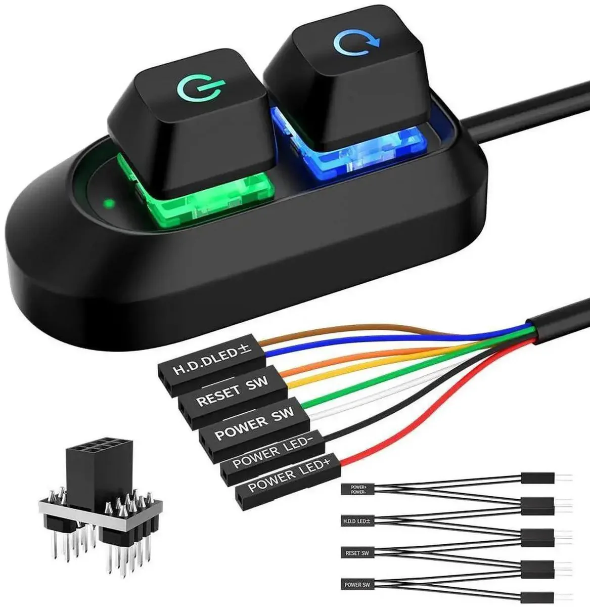 SMUGDESK SMUGDESK 4-in-1 Power Splitter Cord 2.54mm — product photo