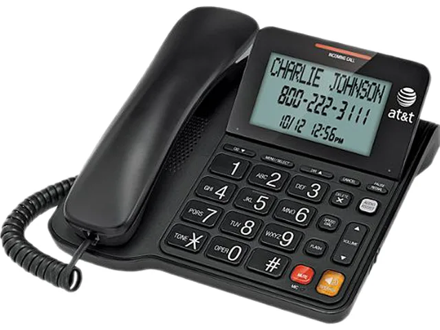 AT&amp;T AT&amp;T CL2940 corded phone with caller ID and speakerphone — product photo
