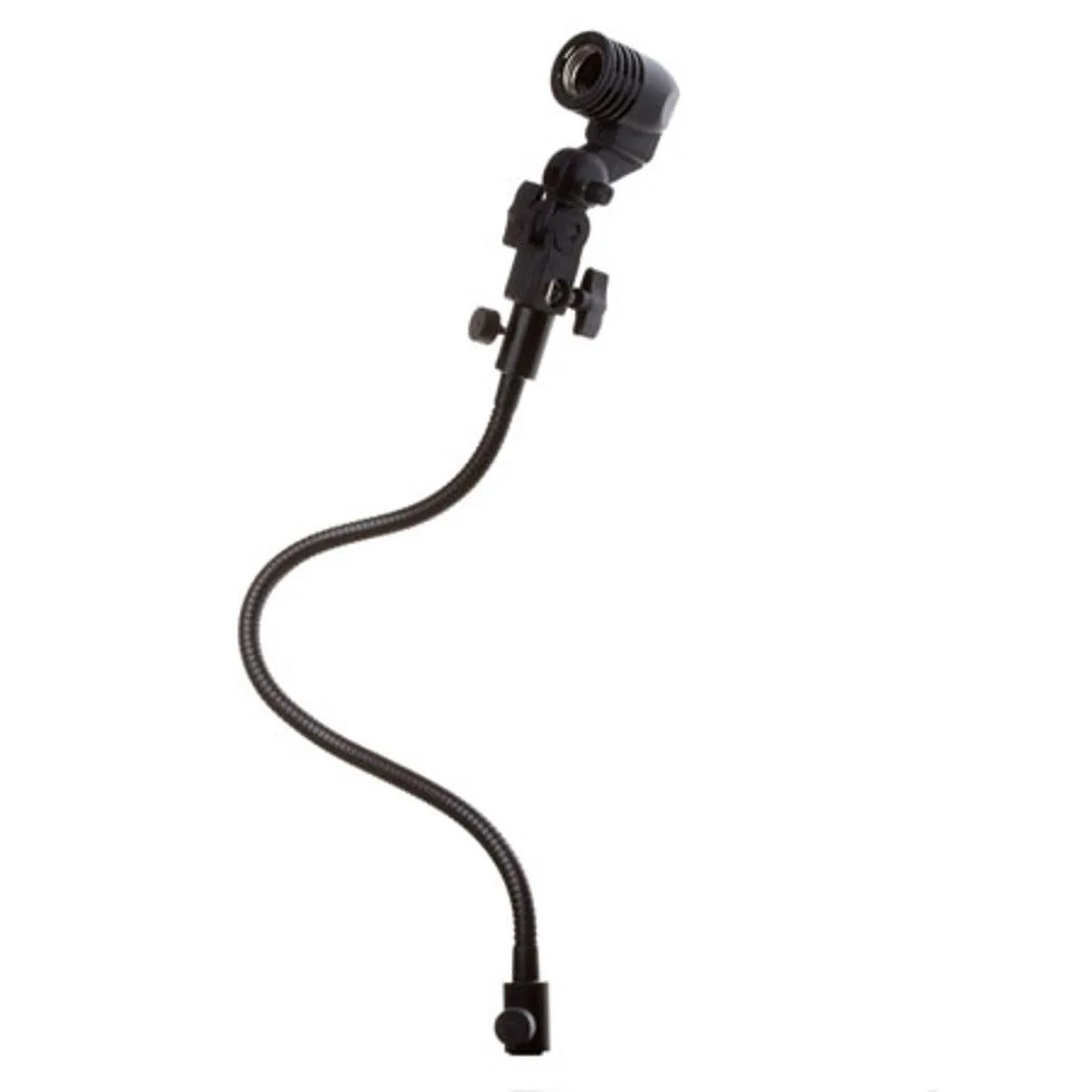 Black socket with 20" flex rod and light stand adapter