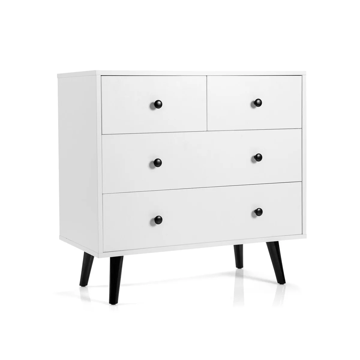 SlickBlue SlickBlue 4-Drawer Dresser White 32x16x30in — product photo