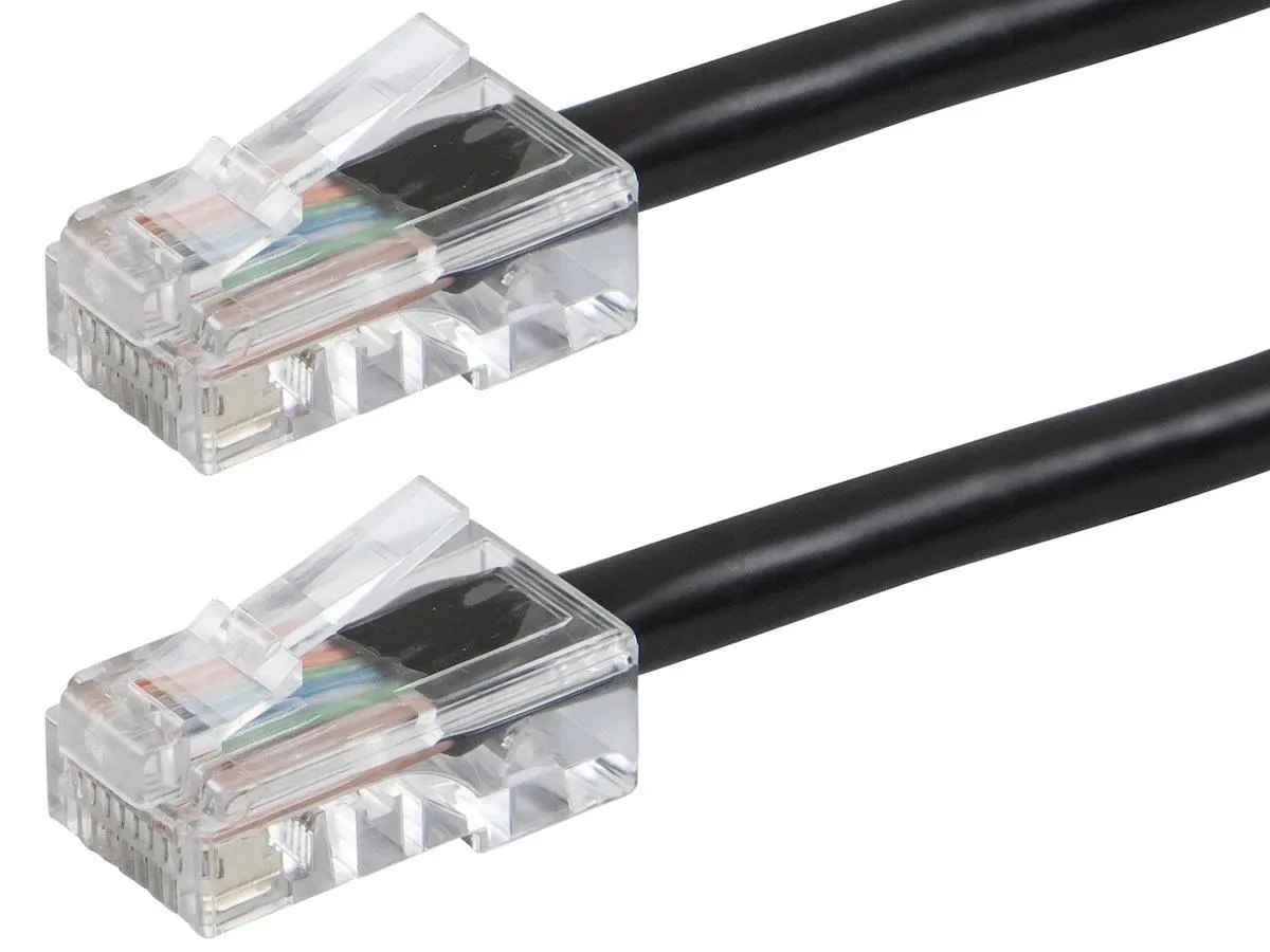 Monoprice Inc. Monoprice Inc. 13411 Cat6 network ethernet cable 25 ft black 24AWG 550MHz — product photo