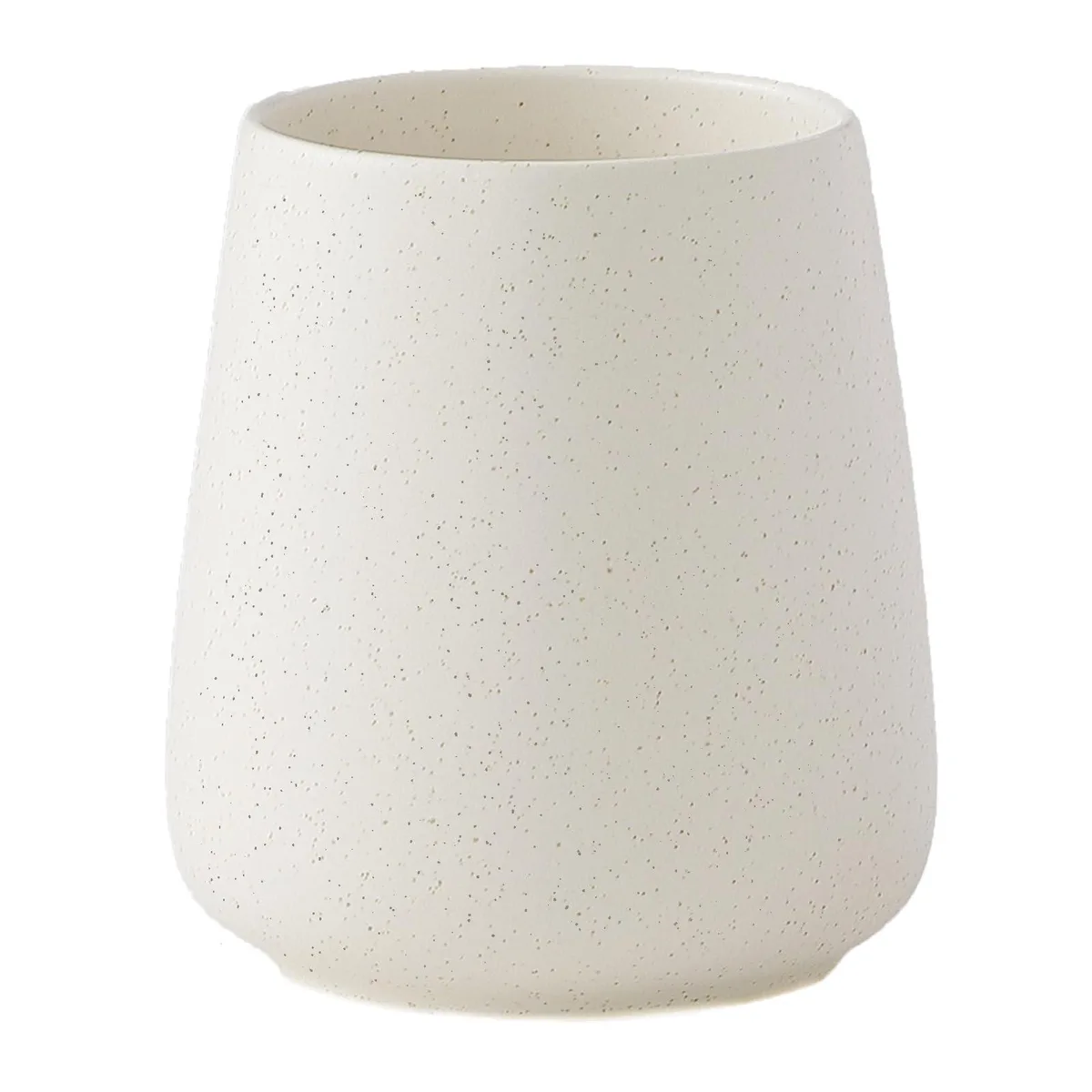 Eyrozia Beige Ceramic Toothbrush Holder 3.75in — product photo