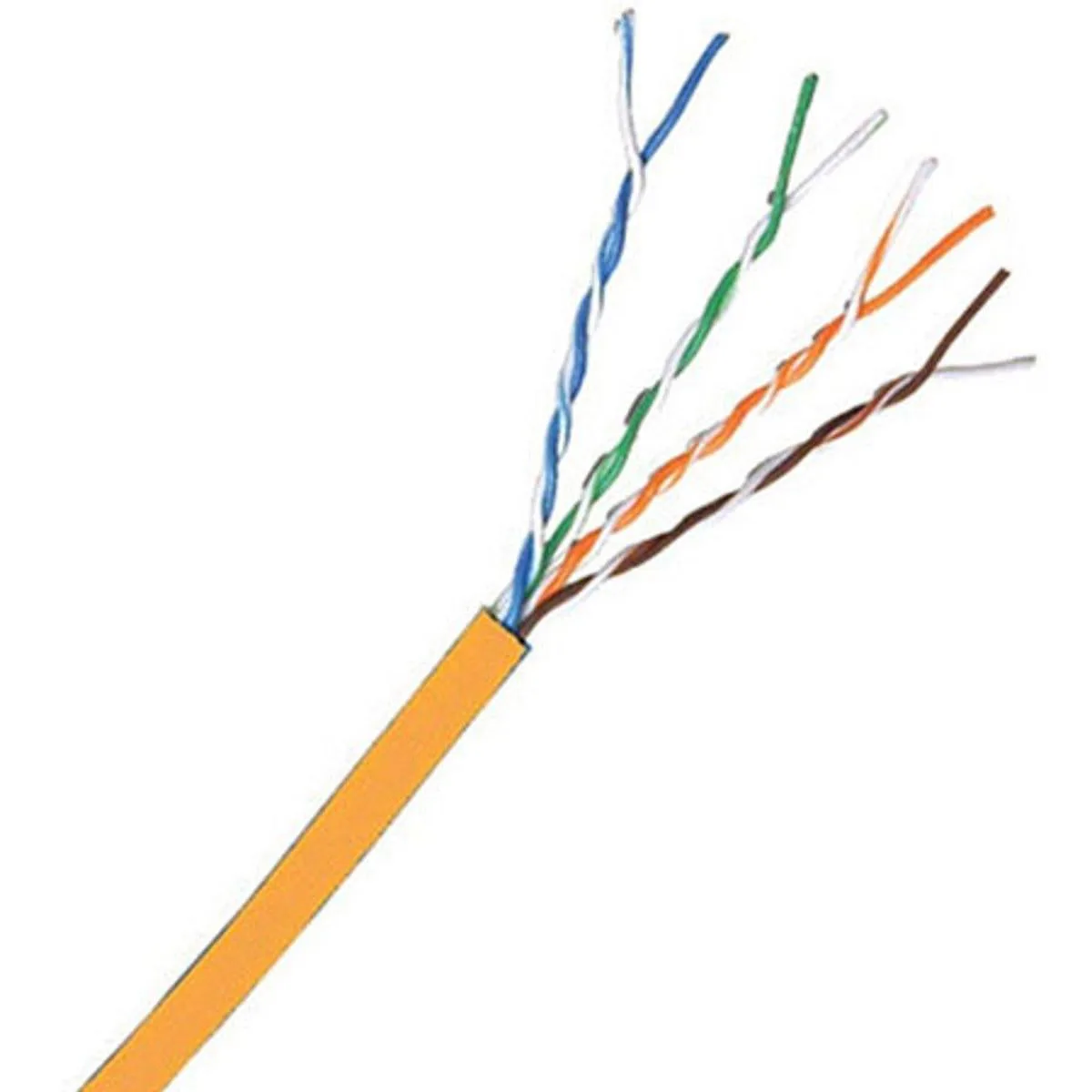 Comprehensive Cable and Connectivity Comprehensive Cable and Connectivity 1000' Cat 6 550MHz UTP Bulk Cable Solid Orange — product photo