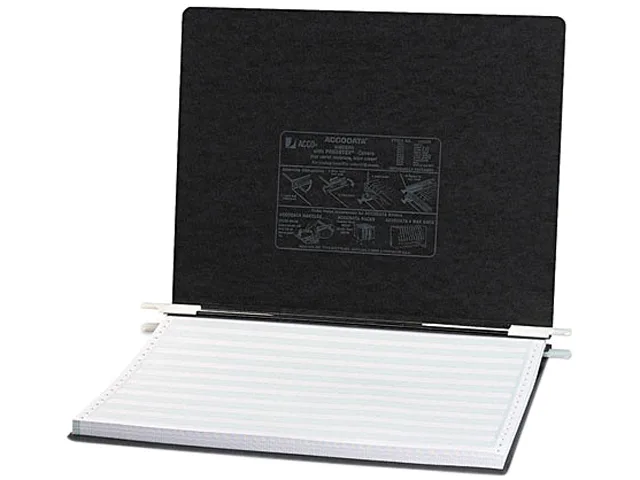 ACCO ACCO 54071 Pressboard Hanging Data Binder 14-7/8 x 11 Black — product photo