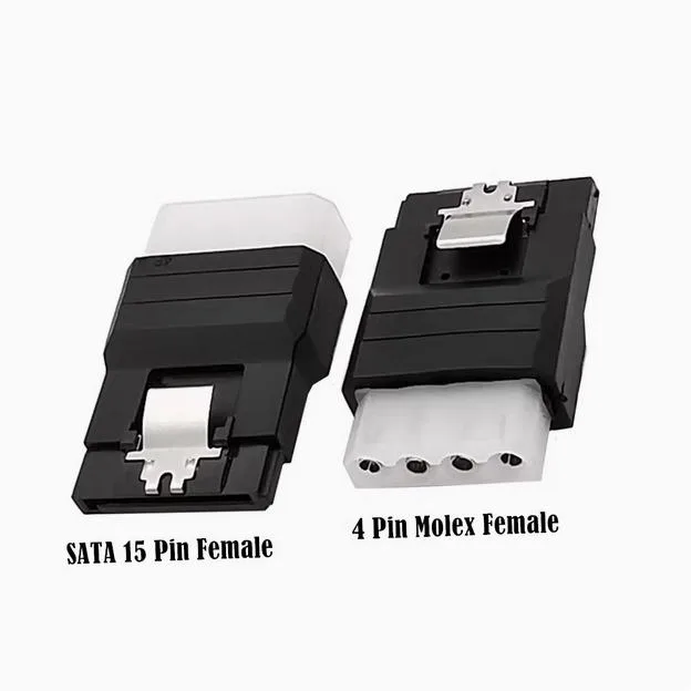 Enfain Enfain SATA 15P male to 4PIN female IDE power adapter — product photo