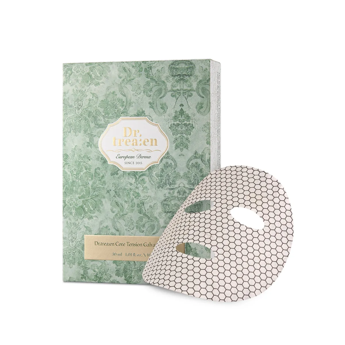 Hitrons Solutions Hitrons Solutions Dr.trea:en Core Tension Galvanic Mask 30ml x 10ea — product photo