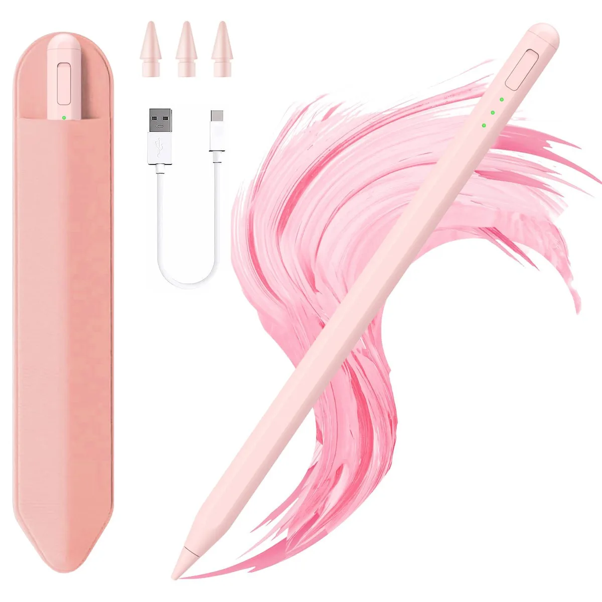  JvKzaen AX10-T Stylus Pen Pink 14Mins Faster Charge — product photo