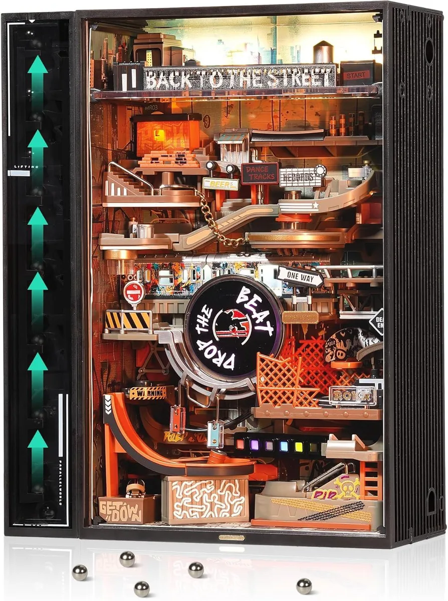 ROKR ROKR Hip-Hop Street Electric Marble Run 134 pcs 233cm track — product photo