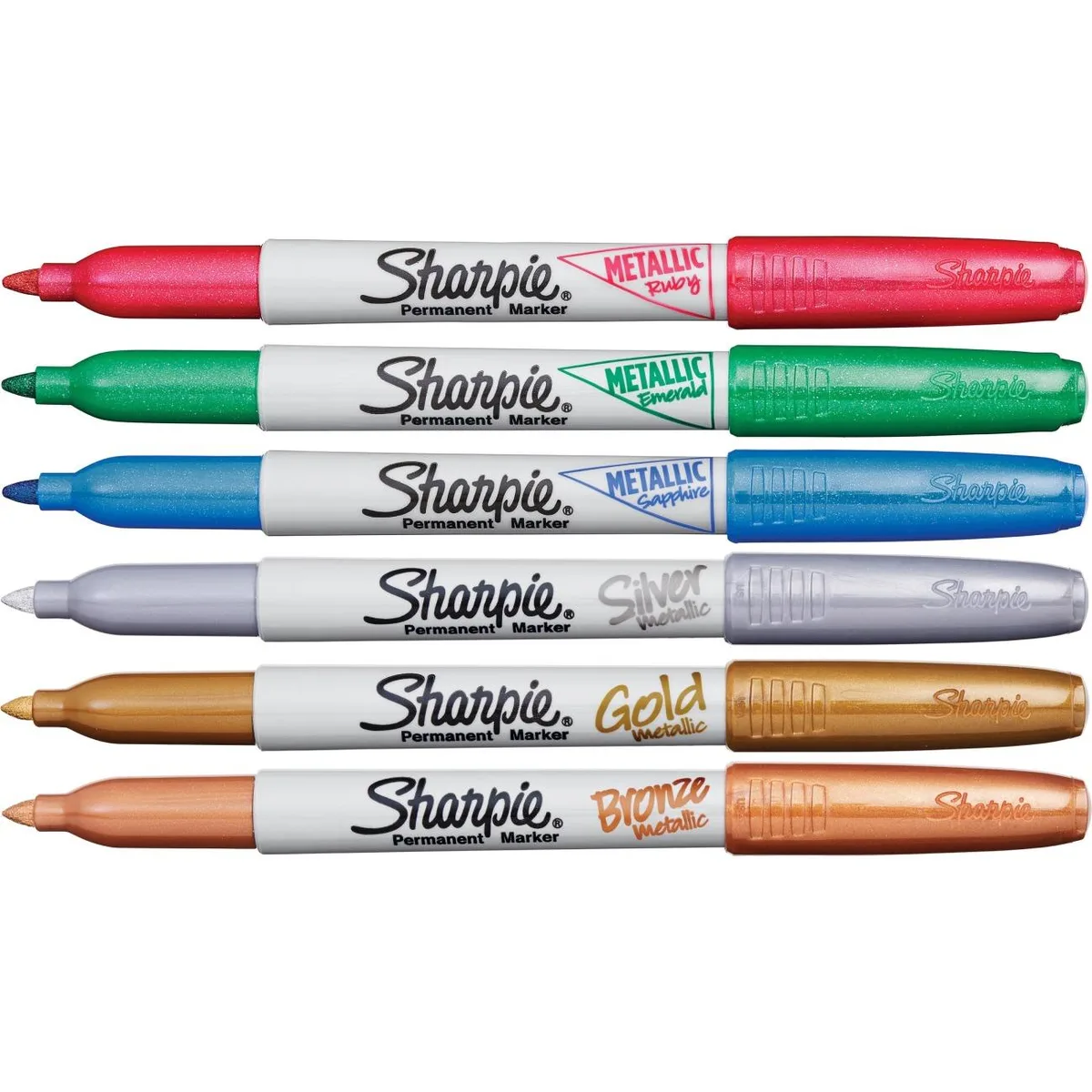 Rubbermaid Rubbermaid 2029678 Sharpie Metallic Permanent Marker 6 Pack — product photo