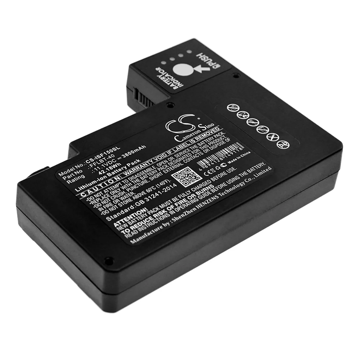 Cameron &amp; Co Cameron &amp; Co GPS Battery 11.1V 3800mAh Black — product photo