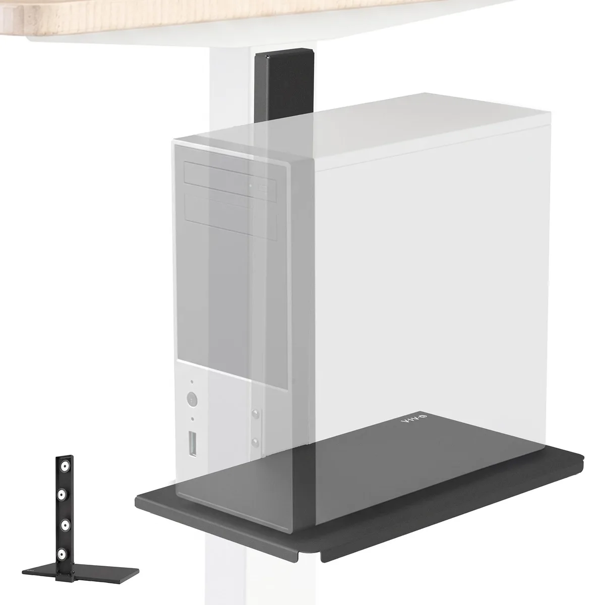 VIVO VIVO 16 x 19 Magnetic Shelf 15.75 x 9.1 x .8 Black — product photo
