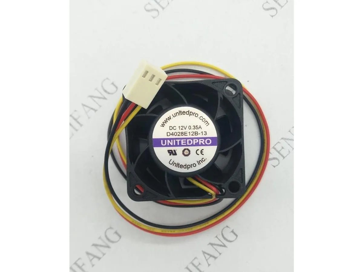 Fans Fans 4028E12B-13 DC 12V 0.35A 3-wire 40x40x28mm case fan — product photo