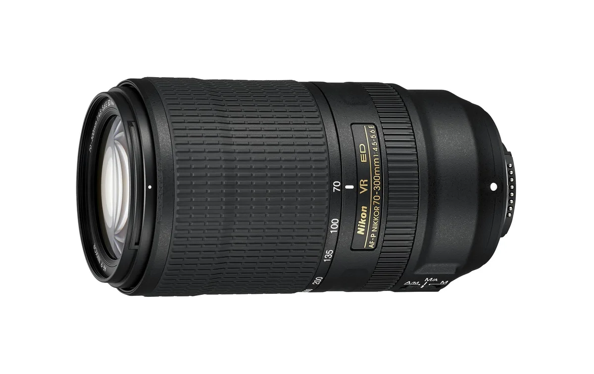 Nikon Inc Nikon AF-P NIKKOR 70-300mm f/4.5-5.6E ED VR Camera Kit, Black — product photo