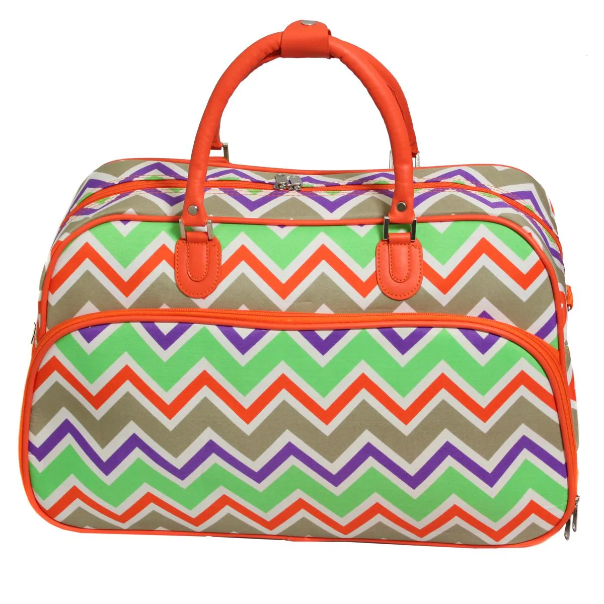 ecWorld ecWorld All-Seasons ZigZag 21" Duffel Bag Orange Trim — product photo