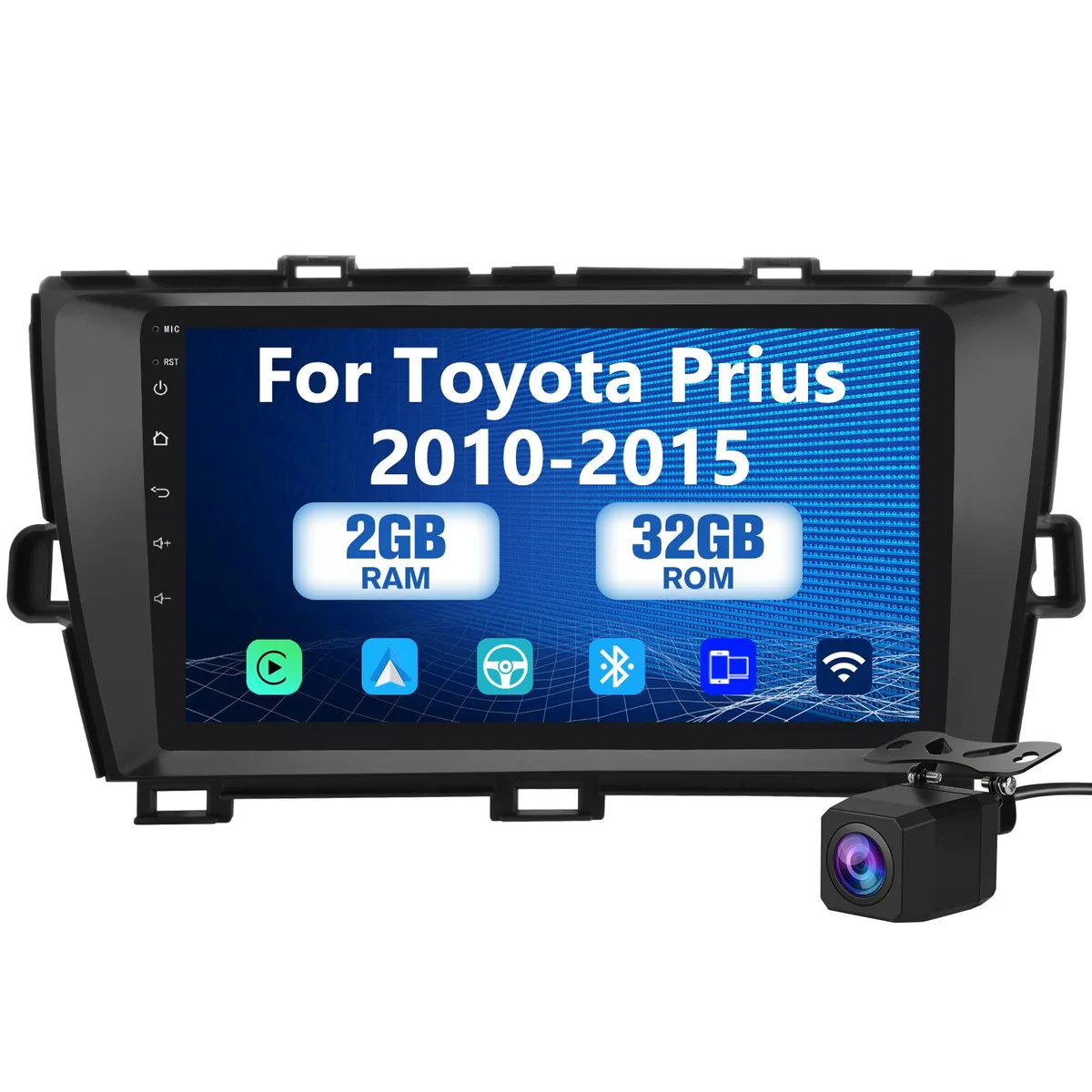litillbuly litillbuly Car Radio Stereo for Toyota Prius 2003-2009 Android 13 2G RAM 32G ROM — product photo