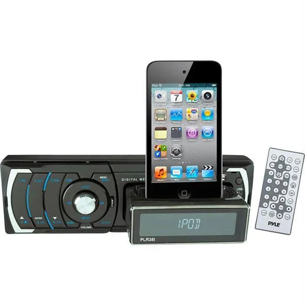 PYLE AUDIO PYLE AUDIO PLR38I receiver AM/FM/MP3/WMA USB SD AUX 50W x 4 — product photo