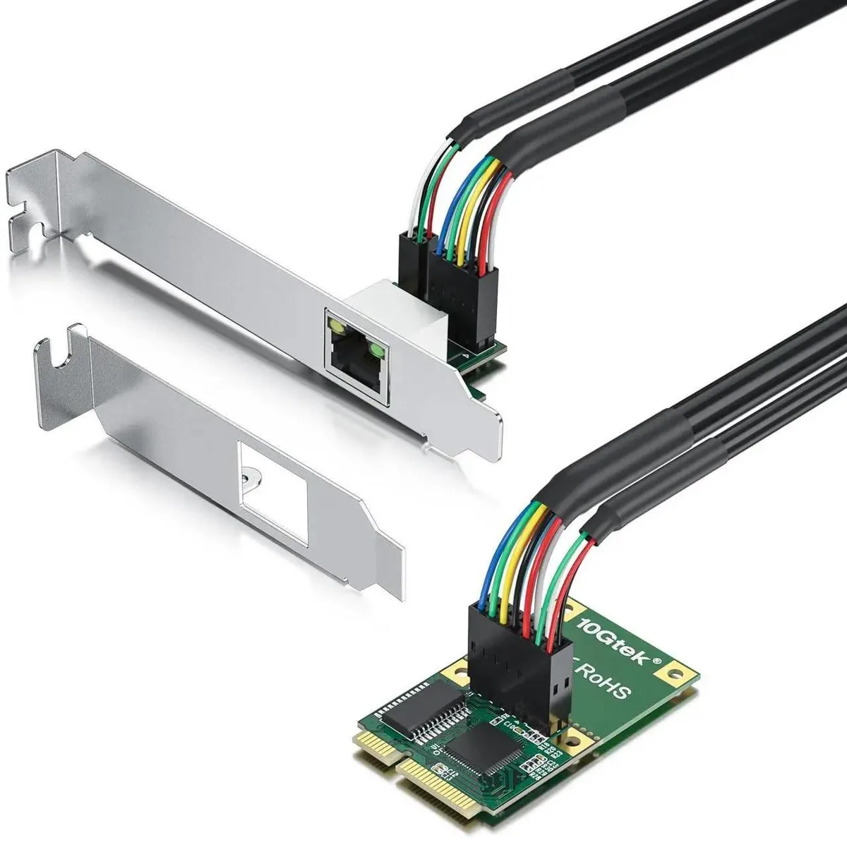 SMUGDESK SMUGDESK Mini PCIe Gigabit Ethernet Network Card 30cm Cable — product photo