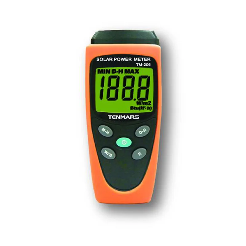 TENMARS ELECTRONICS TENMARS ELECTRONICS TM-206 Solar Power Meter (Pyranometer) electrician tool — product photo