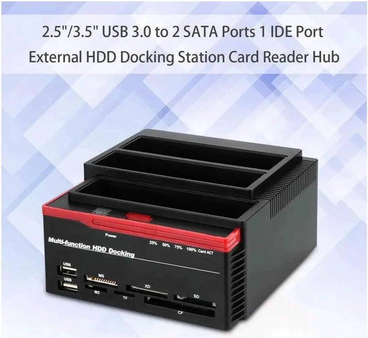 SMUGDESK SMUGDESK 3-Bay IDE &amp; SATA HDD Docking Station USB 3.0 — product photo